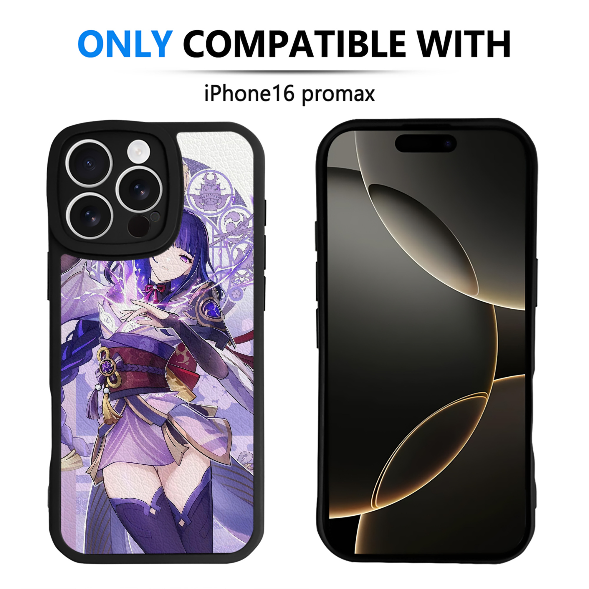 げんし神 genshin 【iPhone 16シリーズ対応】シリコンスマホケース（レザー調） 材質：シリコン